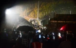 La carcasse de l'avion de la compagnie Air India Express qui s'est crashé à l'atterrissage, le 7 août 2020, à Kozhikode, en Inde