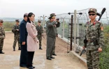La puissante soeur du dirigeant nord-coréen Kim Jong Un, Kim Yo Jong, inspecte les fortifications le long de la frontière avec la Corée du Sud, le 20 octobre 2026