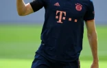 Robert Lewandowski l'attaquant du Bayern Munich lors du match de Bundesliga opposant le Bayer Leverkusen au Bayern Munich le 6 juin 2020 Ă Leverkusen, en Allemagne.
