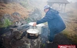 Le froid a fait son apparition dans les hauts de l'île