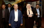 Le président du mouvement islamiste tunisien Ennahda, Rached Ghannouchi, à son arrivée au congrès du parti le 22 mai 2016 à Hammamet