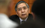 Le gouverneur de la Banque du Japon (BoJ) Haruhiko Kuroda lors d'une conférence de presse à Tokyo le 19 novembre 2015