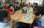 François Perraut dans les locaux d'antenne réunion
