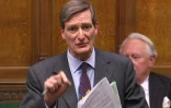 Capture d'image de la chaîne parlementaire, le 13 décembre 2017, montrant le député Dominic Grieve à la Chambre des communes du Parlement britannique à Londres