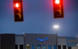 L'entrepĂ´t Amazon de Bessemer, dans l'Alabama (Etats-Unis) le 27 mars 2021