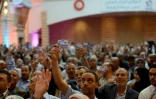 Vote lors du congrès du mouvement islamiste tunisien Ennahda, le 22 mai 2016 à Hammamet