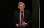 Le conseiller américain à la sécurité nationale John Bolton, le 25 septembre 2018 à New York lors d'un sommet sur le nucléaire iranien