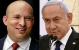 (COMBO) de photos créé le 5 mai 2021 montre (G à D) Naftali Bennett, le chef du parti de droite Yamina en Israël, Naftali Bennett, et le Premier ministre sortant Benjamin Netanyahu