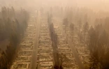 Un quartier de Paradise, en Californie, ville quasiment rayée de la carte par le gigantesque incendie "Camp Fire", le 15 novembre 2018 