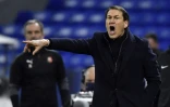L'entraîneur de Lyon, Rudi Garcia, lors du match de Ligue 1 à domicile contre le Stade Rennais, le 3 mars 2021 