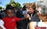 Samedi 29 aout 2009 

Roselyne Bachelot  ministre de la Sante et Marie-Luce Penchard, Secretaire d'Etat a l'Outremer en visite à l'Etang-Salé