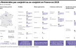 Les féminicides par conjoint ou ex-conjoint en France en 2019