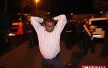 Mardi 1er septembre 2009 - Barrage des professionnels du BTP devant la SRPP au Port