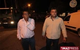 Mardi 1er septembre 2009 - Barrage des professionnels du BTP devant la SRPP au Port