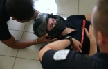 Des pompiers du service d'incendie et de secours (SDIS 77) lors d'un exercice dans la caserne de Ferrières-en-Brie, en Seine-et-Marne, le 10 juillet 2026