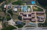 Vue aérienne du laboratoire P4 de l'Institut de virologie de Wuhan en mai 2020, en Chine