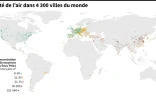 La qualité de l'air dans 4 300 villes du monde