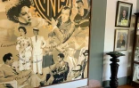 Le hall de l'hôtel Nacional à La Havane, à Cuba, le 2 novembre 2021, où sont représentées les personnalités qui y ont séjourné