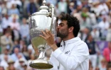 L'Italien Matteo Berrettini au Queen's Club de Londres, Grande-Bretagne, le 19 juin 2022