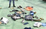Capture d'écran montrant des débris et des affaires de l'avion d'Egyptair le 21 mai 2016