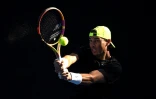 Le joueur de tennis espagnol Rafael Nadal photographié lors d'un entraînement en amont de l'Open d'Australie à Melbourne (Australie) le 12 janvier 2023