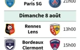 Programme des matches de la 1ère journée de Ligue 1 de la saison 2021-2022 