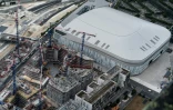 Vue aérienne de la Défense Arena de Nanterre, près de Paris, le 11 juillet 2019