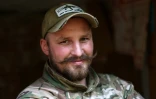 Rouslan Mokrytsky, soldat et influenceur ukrainien le 25 juillet 2024 dans la région de Donetsk