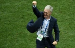 Le bonheur de Didier Deschamps, vainqueur du Mondial-2018 à la tête de la France à Moscou, le 15 juillet 2018 