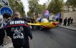Manifestation de pompiers pour des hausses de salaires et des moyens budgétaires accrus, le 28 septembre 2026 à Paris