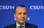 Manfred Weber un candidat du Parti pro-européenne du Parti Populaire Européen (PPE) lors d'une conférence de presse à Munich le 27 mai 2019