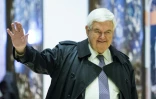 Newt Gingrich à son arrivée le 21 novembre 2016 à la Trump Tower à New York 