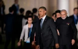 Les présidents américain Barack Obama et indien Narendra Modi le 4 septembre 2016 à Hangzhou