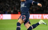 L'attaquant français du PSG Kylian Mbappé lors du match contre Saint-Etienne, le 26 février 2022
