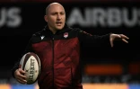 L'entraîneur lyonnais Pierre Mignoni, avant le match de la 21e journée du Top 14 face à Toulouse, le 27 mars 2022 au Stade Ernest-Wallon