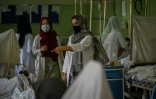Des infirmières afghanes à l'hôpital Wazir Akbar Khan, le 1er septembre 2021 à Kaboul