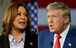 Combo photo de Donald Trump et Kamala Harris, créé le 9 septembre 2024