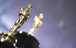 L'emblématique statuette des Oscars, photographiée à Hollywood le 1er mars 2018