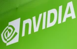 Le logo Nvidia au salon Computex à Taipei, le 19 mai 2025, à Taïwan
