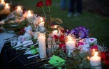 Hommage aux victimes de la fusillade dans un lycée de Santa Fe aux Texas, le 18 mai 2018
