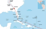 Trajectoire de l'ouragan Irma à travers la Floride et la Géorgie