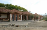 Un restaurant déserté à Stepanakert, ancienne capitale de la république autoproclamée du Haut-Karabakh, le 2 octobre 2023