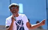 Yannick Noah lors d'un concert pour les 40 ans de sa victoire Ă Roland-Garros, le 27 mai 2023