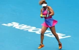 La Japonaise Naomi Osaka contre la Colombienne Camila Osorio au 1er tour de l'Open d'Australie Ă Melbourne le 17 janvier