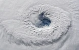 L'oeil de l'ouragan Florence photographié depuis la Station spatiale internationale à 11H50 GMT le 12 septembre 2018