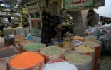 Un marché de la vieille ville de Sanaa, le 19 novembre 2018