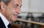 L'ancien président de la République Nicolas Sarkozy arrive au tribunal le 24 novembre 2023 à Paris