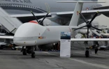 Un Eurodrone présenté au salon de l'aéronautique et de l'espace du Bourget, le 20 juin 2023 près de Paris