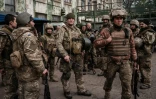 Des soldats ukrainiens près de Kramatorsk, dans l'Est de l'Ukraine, le 30 avril 2022