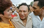 Manuel Noriega le 14 juin 1987 à David, à 350 kilomètres de Panama City